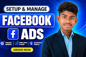 setup and manage facebook ads, conversion with fb pixel and meta ads campaign