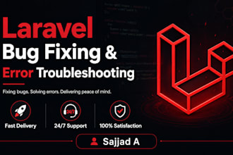 laravel bug fixing, error troubleshooting and performance optimization