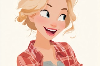 do disney cartoon portrait