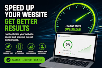 optimize your website speed and improve performance fast