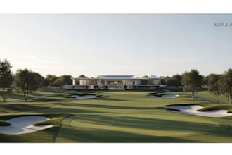 create cinematic 3d golf course, luxury resort and real estate visualization