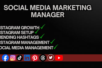 be your social media marketing manager content creator social media manager