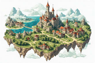 draw custom fantasy map for dnd or rpg campaign