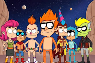 custom your family in a futurama portrait cartoon