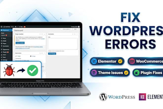 fix wordpress, elementor and woocommerce errors