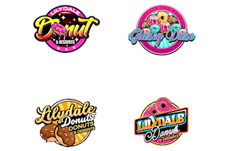design wonderful donut logo for your business