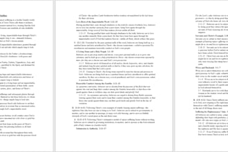 create a seminary level outline for any book of the bible