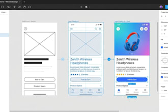 design wireframes and UI UX in figma