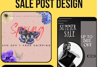 design minimal and aesthetic spring sale posters using canva