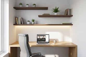 design professional minimalistic virtual office backgrounds