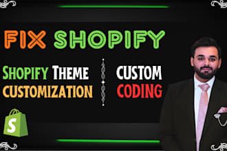 do shopify custom coding and theme customization