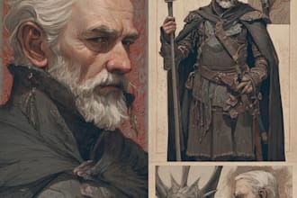 dnd character art and dnd character art