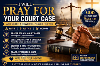 pray for legal issues and court case victory with faith