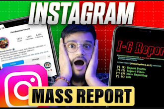 you tube mass reporting, takedown harassing copyright, ig mass reporting bot