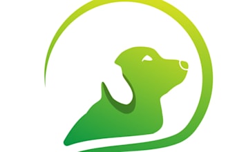 design modern unique dog treat company logo