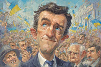 stunning digital political cartoon for political cartoon