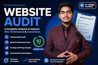 do a complete website audit and SEO report