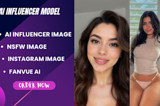 consistent instagram ai influencer model onlyfans fanvue ai influencer content