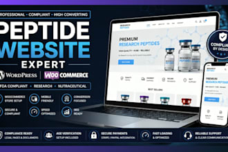 fda compliant peptide website research peptide website woocommerce peptide store