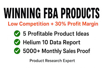 do fba product research using helium 10 for winning product