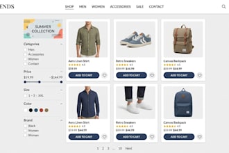 design ecommerce website UI UX for better sales