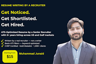 write an ats optimized resume that lands interviews