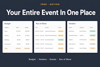 build an event management system for coordinators and planners