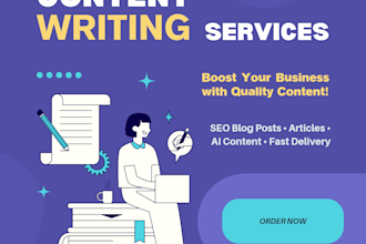 seo blog posts and articles written using ai for your website
