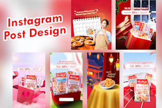 design creative instagram facebook post design