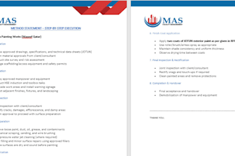 provide professional facility management consulting and sops