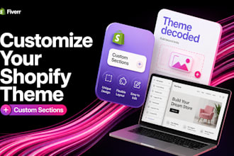 customize your shopify theme with liquid code and custom sections
