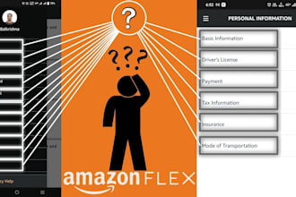 help and guide you on amazon flex, doordash and uber eats reactivation