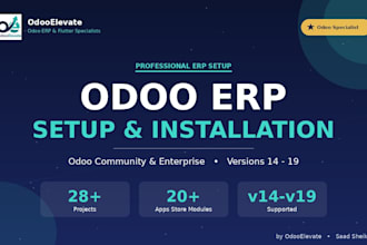 install, configure, and setup your odoo erp system
