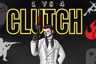 design professional gaming youtube thumbnails