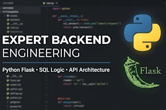 build custom web applications using python flask and dbms