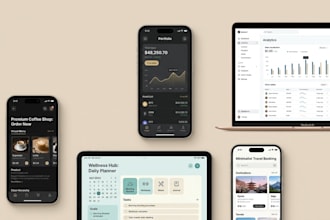 design premium and clean UI UX interfaces