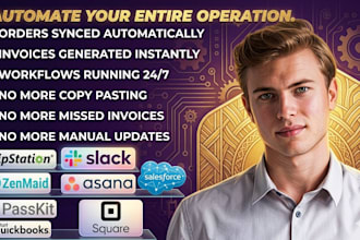 zapier expert shipstation quickbooks passkit square slack salesforce asana