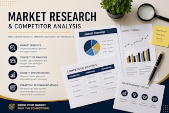 be your dedicated market researcher and competitor analyst