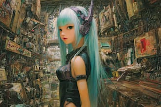 draw anime illustration for you