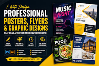 create ai generated posters, flyers, and marketing designs