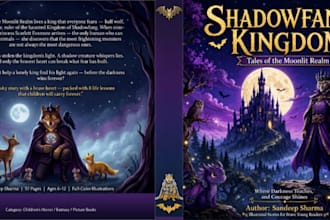 create amazon kdp children book design cover and formatting