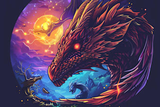 make a fantasy logo