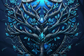 fantasy, rpg, sci fi, steam animated logo