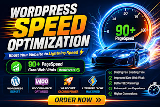 optimize wordpress speed, ultra fast loading, google pagespeed over 90