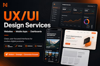 do UI UX app design, webapp design, saas design in figma