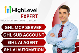 setup your ghl subaccount, ghl CRM, ghl mcp server, ghl ai agent, ghl automation