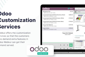 build custom odoo erp modules, apis, and automation