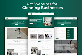 design a website for your plumbing, electrical, or cleaning business
