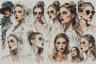 design luxury and modern fashion outfits for your collection