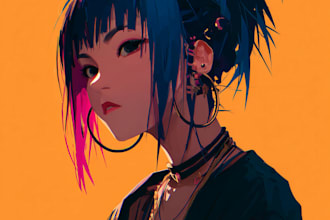 design anime character art